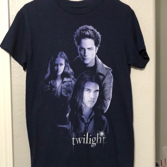 New Officially Licensed TWILIGHT Navy Blue Small Shirt - Picture 1 of 7